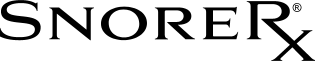 SnoreRx. The Solution for Snoring. logo